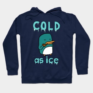 Cool Penguin Stays Frosty While Smoking Soothing Pipe Hoodie